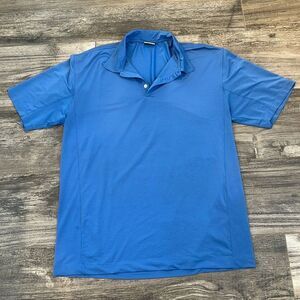 Nike Golf Polo Shirt Men’s XL Blue Dri-Fit Short sleeve sporty casual #86